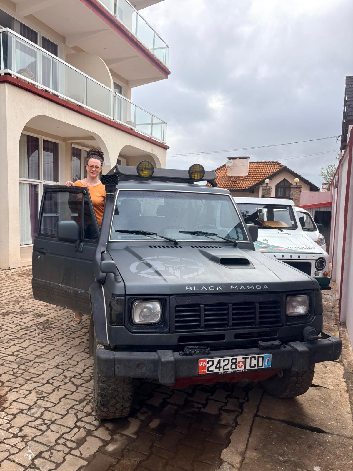 Voyageur pris en charge en 4×4 S∞Mada à Antananarivo